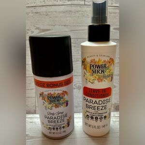 Power Stick Duo ~ Paradise Breeze Body Spray and Leave-In Conditioner Set